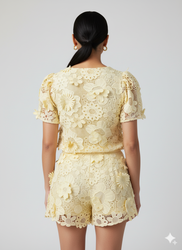 Set short flores